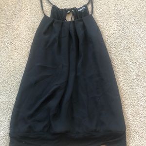 Black flowy tank top